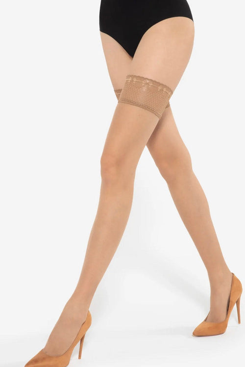 Elegant Stay-up Stockings Michelle 8 DEN Gatta - Fair Skin